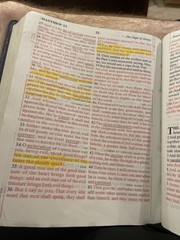 Word of God KJV (Purple) Large Print Easy Reading Margin Edition 1999