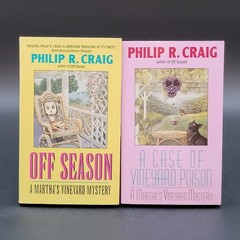 Lot of 6 Philip R Craig A Martha’s Vineyard Mystery PB Novels Multiple Titles