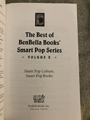 BEST OF BENBELLA books Smart Pop Vol 2 Larry Niven Nick Bostrum Mercedes Lackey