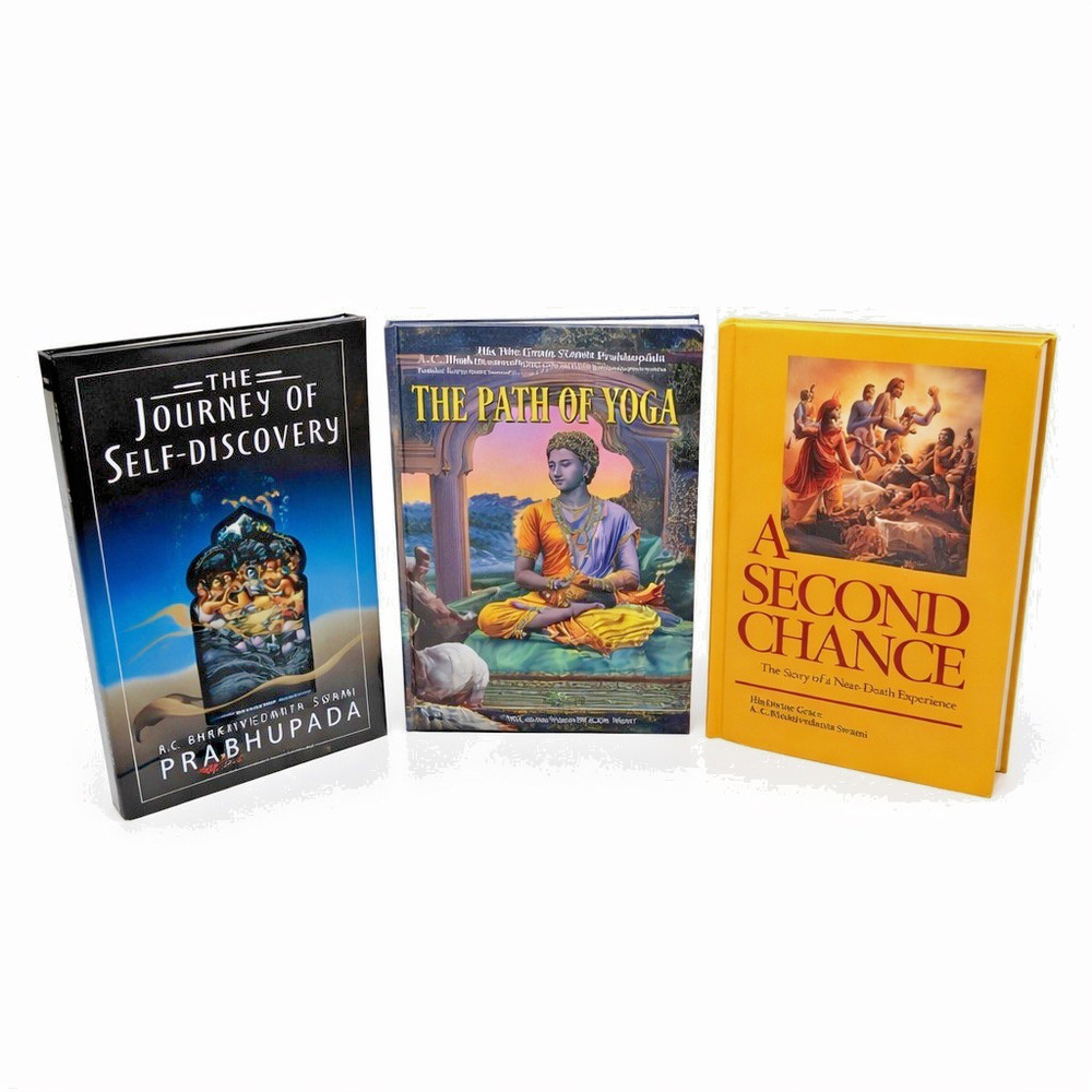 A.C. Bhaktivedanta Swami Prabhupada 3 Book Journey Self-Discovery Path of Yoga