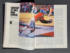 NEWSSTAND 1988 Sports Illustrated Minnesota VIKINGS Redskins SOONERS EX