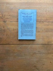 Romeo and Juliet/ West Side Story. Dell Publishing Company. 1972.