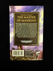 Horus Heresy Master of Mankind by Aaron Dembsk Black Library Books Warhammer 40K
