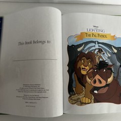 Disney Storytime Treasures – The Lion King – „The Pal Patrol” #1 – HC, 1998