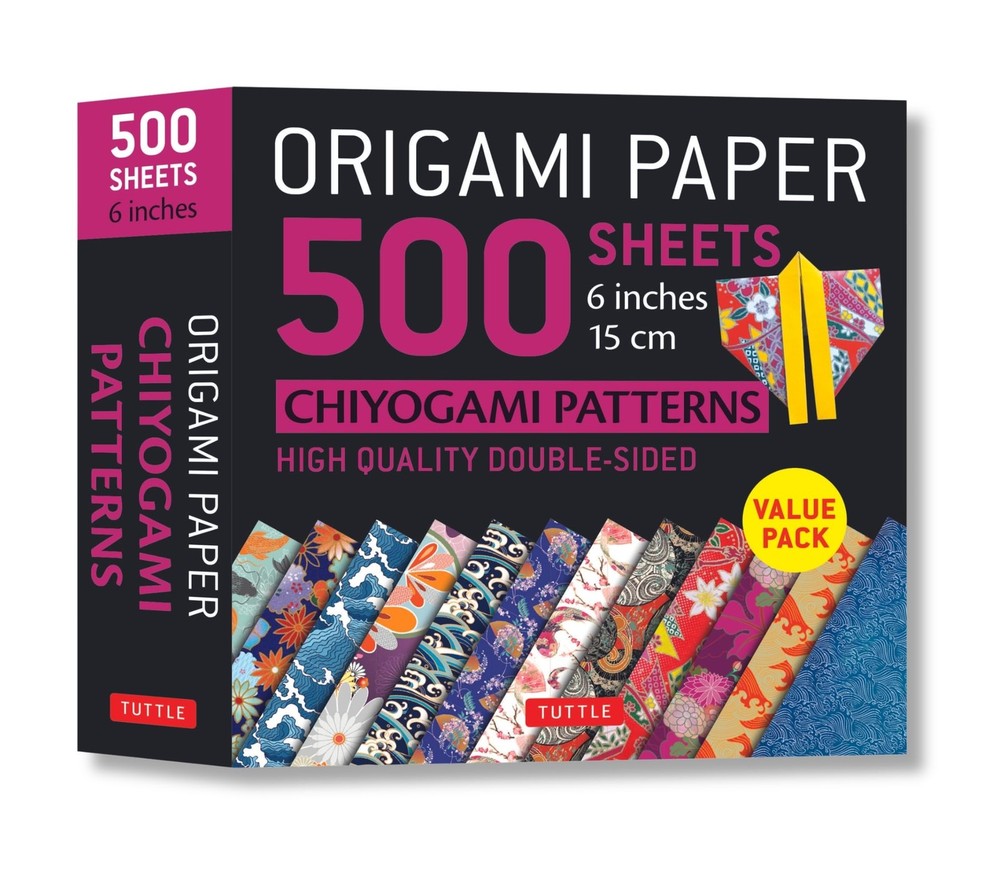 Origami Paper 500 sheets Chiyogami Patterns 6″ 15cm: Tuttle Paper:…