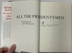 All the President’s Men by Woodward & Bernstein (1974) 1st Edition 1st Printing
