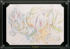 Bandai Spirits Ichiban Kuji Dragon Ball Extreme Saiyan F Framed Art 14.3×10.2in