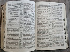 1983 Nelson NKJV Red Letter Bonded Leather Imperial Reference Bible Gilded 745BG