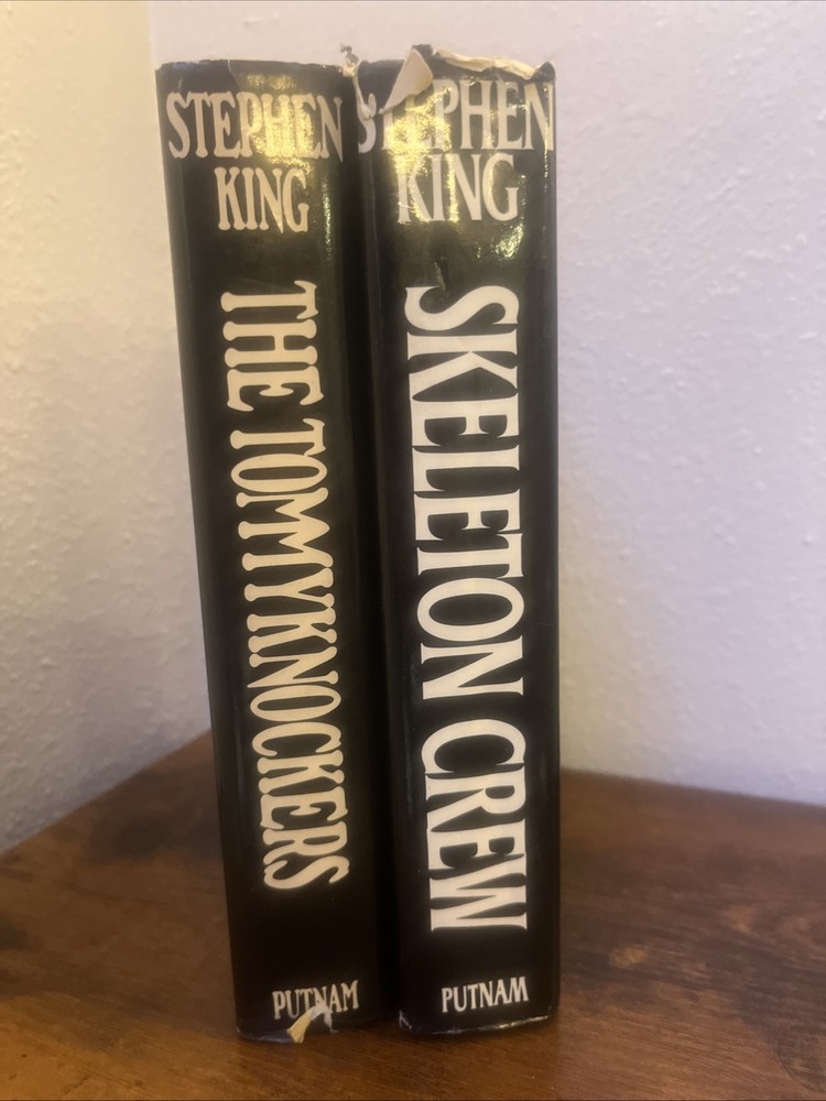 Stephen King Putnam Press HC Book Lot Skeleton Crew & The Tommyknockers