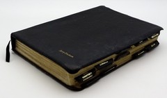 The Open Bible New American Standard Black Genuine Leather Nelson 956DEM 1978