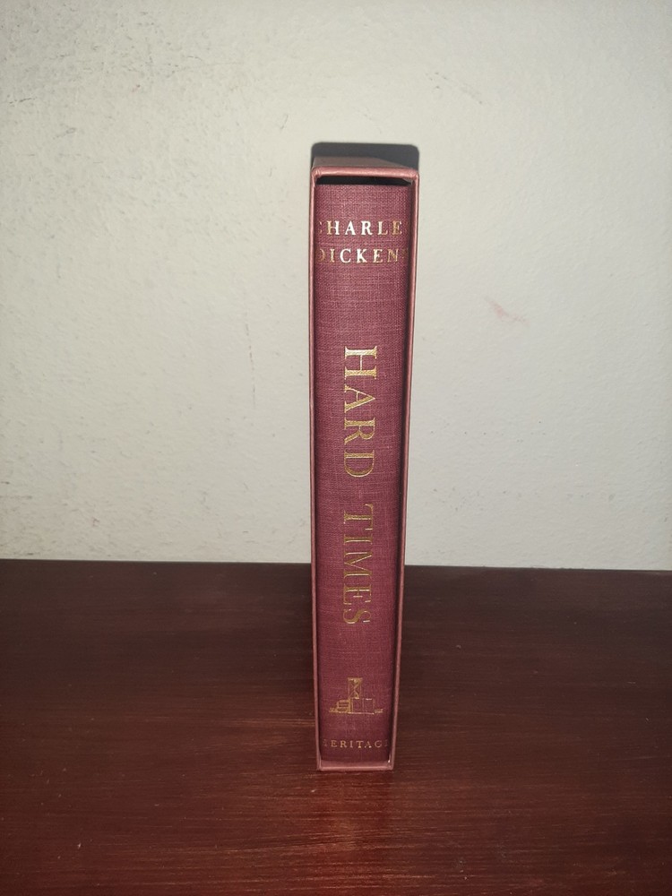 Hard Times Charles Dickens Heritage Press Hardcover Slipcase