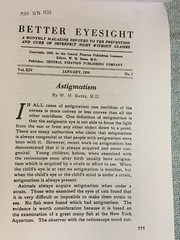 Better Eyesight Magazine Original Antique Pages~~W. Bates (2020 Illustrated PB)