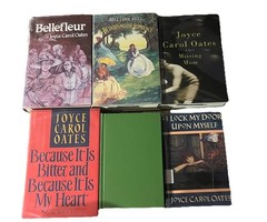 Joyce Carol Oates, Mixed Lot Of 6 Books. All Hardcovers, Literary Fiction.