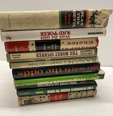Poker,Dice,Card games Books Lot of 10 HC,DJ