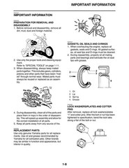 YAMAHA XV1900 Roadliner Stratoliner Service Manual 2006-2009, FOLDOUTS
