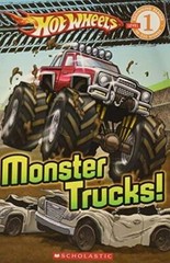 Hot Wheels: Monster Trucks! (Scholastic Reader Level 1) – Paperback – VERY GOOD