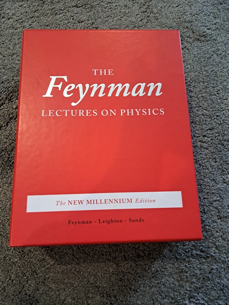 The Feynman Lectures on Physics New Millennium Edition 3-Volume Hardcover Set