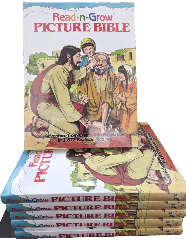 Read-N-Grow Picture Bible: Adventure from Creation to Revelation in 1,872