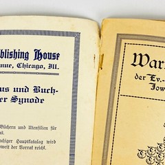 1928 Wartburg Kalender German Edition Book Seminar Dubuque Iowa Vintage
