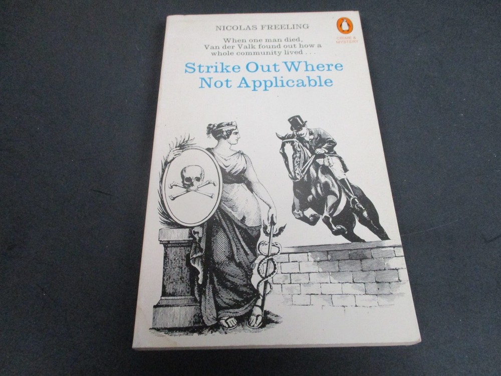 Strike Out Where Not Applicable Nicolas Freeling 1969 Crime Mystery Penguin
