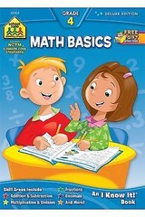 School Zone Math Basics 4 Workbook: 64 Pages- paperback, 0887431402, School Zone