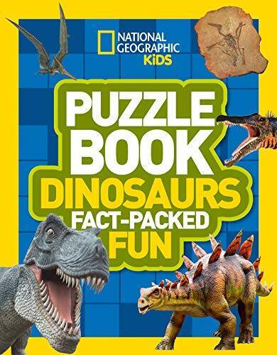 Puzzle Book Dinosaurs: Brain-Tickling Quizzes, Sudokus, Crosswords and Wo – GOOD