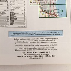 Texas Atlas & Gazetteer DeLorme 1995 – 168 Pages – First Edition Second Printing