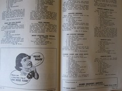 NOSTALGIC 1961 WINNIPEG CANADA SHOPPERS GUIDE & COOK BOOK GOOD COND! FREE SHIP!