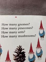 A Gnome Counting Book~By Will Huygen Illustrator Rien Poortvliet Harry Abrams VG