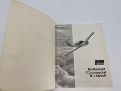 VTG 1979 Piper Commercial Pilot & Flight Briefers Manual & Workbook Lot Aviation