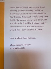 Rosie Sanders’ Roses A Celebration in Botanical Art Hardcover w Dust Jacket VGC!