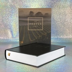 NKJV The Prayer Bible: Pray God’s Word Cover to Cover Black Hardcover Red Letter