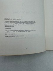 Flexible Weapons John Sanchez 1981 First Edition Martial Arts Paladin Press