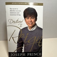 Joseph Prince Destined to Reign Anniversary Edition Paperback Inscribed