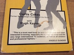 The Complete Book of Boxing, Curtis Cokes, Kayser, 1980 Paperback, Vintage