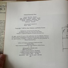 Native American Architecture Nabokov Easton 1989 1st Edition 1st Printing