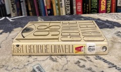 1984 by George Orwell (1977 Hardcover) RARE Harcourt Brace HBJ, POOR COND.