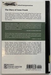 The Diary Of Ann Frank Hardcover Harold Bloom Critical Interpretations