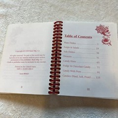 Holiday Favorites Mini Size Cookbook 184 Pages of Recipes 1999 Rada Mfg. Co.