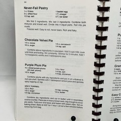 Hamilton’s Favorite Recipes Cookbook 1992 Branson MO Spiral Bound 101 Pages