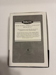 NKJV Holy Bible Giant Print Red Letters Leather New King James Brown Nelson