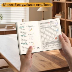 Thick Blank Journal Notebook 400 Pages 3.9 × 5.5 No Lines Soft Leather Pocket…