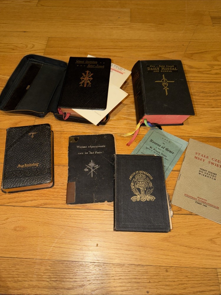 Lot Of Catholic Religious Books The Bible St. Joseph DAILY MISSAL
