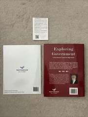 Ray Notgrass “Exploring Government”Hardback Textbook 4th Edition 2023 W/ Guide