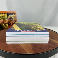 Goosebumps Retro Fear Limited Edition Collectible Tin Book Set Orange VGC Books