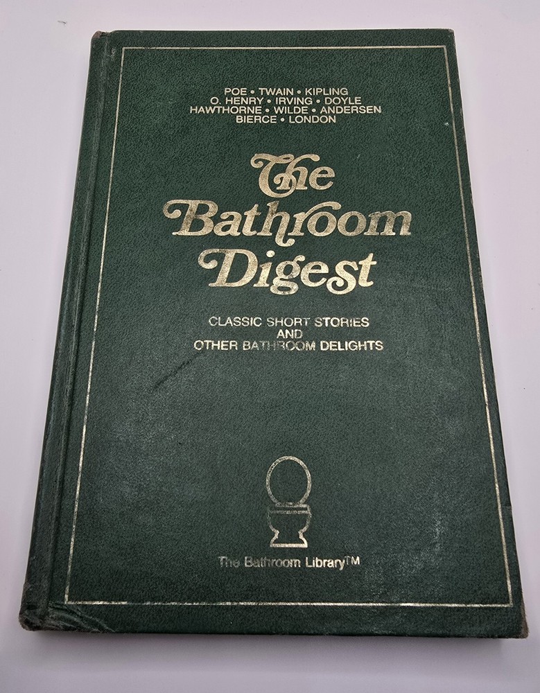 The Bathroom Digest Book 1984 Edited by Kreismer Vintage Humor Paperback USA