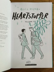 SIGNED Heartstopper: Volume 1 By Alice Oseman 2023 Hardcover AUTOGRAPHED New!