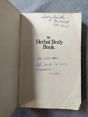 The Herbal Body Book – Paperback By Rose, Jeanne – GOOD – First Edtion