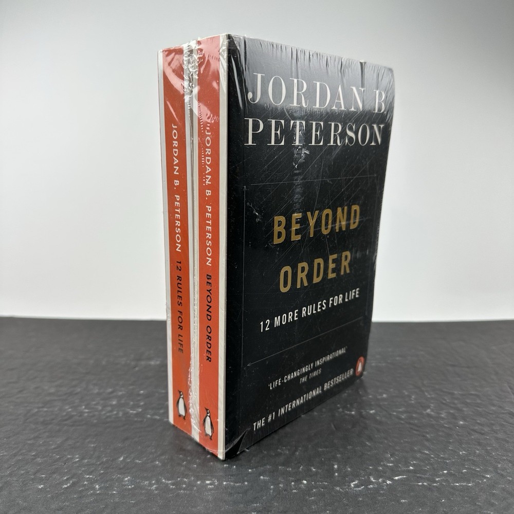 Lot of 2- 12 Rules of Life/ Beyond Order by Jordan B. Peterson