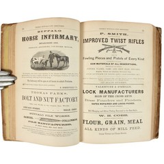 1862 CIVIL WAR BUFFALO Directory Underground Railroad GROVER CLEVELAND Fillmore